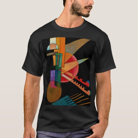 Kandinsky - Abstracte interpretatie T-shirt (Voorkant)