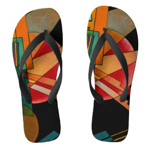 Kandinsky - Abstracte Interpretatie Teenslippers