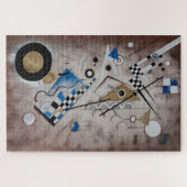 Kandinsky abstracte schilderkunst midden eeuw mode legpuzzel (Horizontaal)