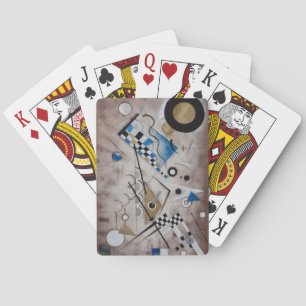 Kandinsky abstracte schilderkunst midden eeuw mode pokerkaarten