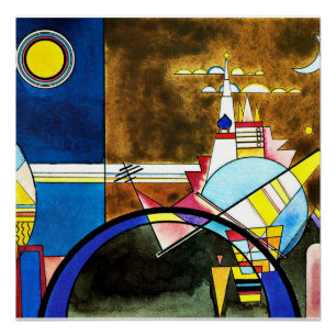 Kandinsky - Afbeelding XXI, Grote Poort Kiev Perfect Poster