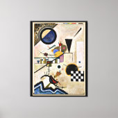 Kandinsky - Akkoorden tegen Canvas Afdruk (Voorkant)