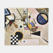 Kandinsky - Akkoorden tegen Fleece Deken (Voorkant (Horizontaal))