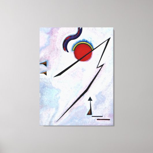 Kandinsky - Angular Line Canvas Afdruk (Voorkant)