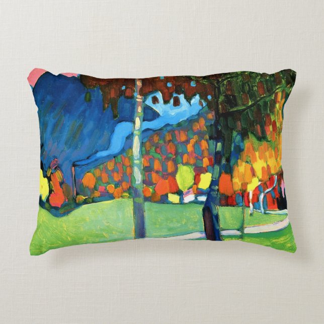 Kandinsky - Autumn Study in Oberau Accent Kussen (Voorkant)