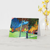 Kandinsky - Autumn Study in Oberau Kaart (Gele Bloem)