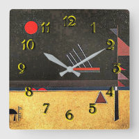 Kandinsky beroemde abstracte kunst, Brownish
