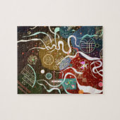Kandinsky - Beweging I - Abstracte Russische kunst Legpuzzel (Horizontaal)