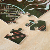 Kandinsky - Beweging I - Abstracte Russische kunst Legpuzzel (Zijkant)