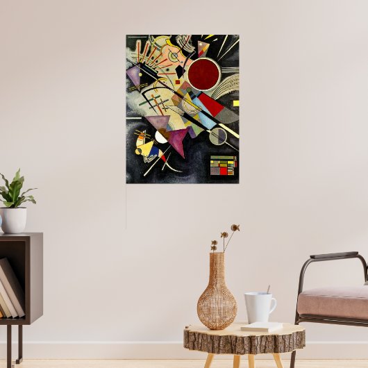 Kandinsky - Black accompanimant Poster (Woonkamer 3)