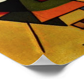 Kandinsky Black en Violet Poster (Hoek)