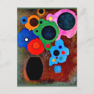 Kandinsky - Black Increasing, Briefkaart