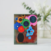 Kandinsky - Black Increasing, Briefkaart (Staand voorkant)