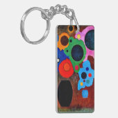 Kandinsky - Black Increasing, Sleutelhanger (Voorkant Links)
