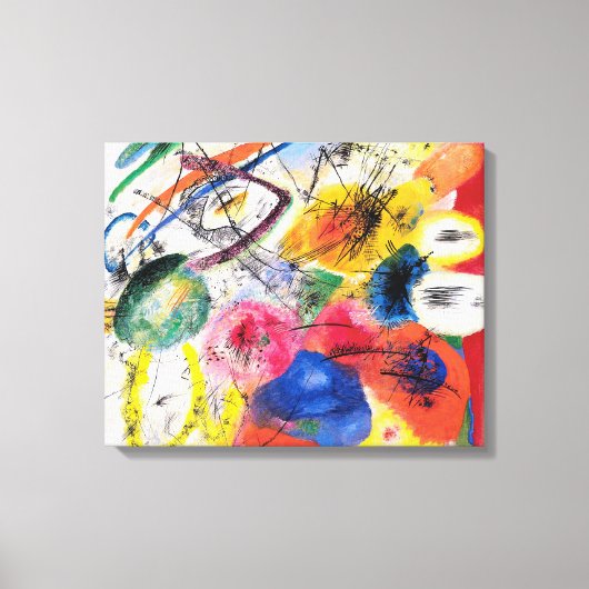 Kandinsky Black Lines Canvas Afdruk (Voorkant)