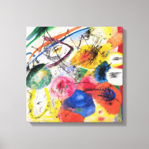 Kandinsky Black Lines Canvas Afdruk