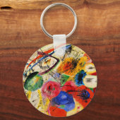 Kandinsky - Black Lines Sleutelhanger (Voorkant)