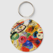 Kandinsky - Black Lines Sleutelhanger (Achterkant)