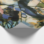 Kandinsky Black Spot Abstract Artwork Cadeaupapier (Hoek)