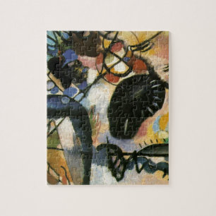 Kandinsky Black Spot Abstract Artwork Legpuzzel