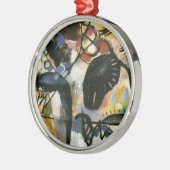 Kandinsky Black Spot Abstract Artwork Metalen Ornament (Links)