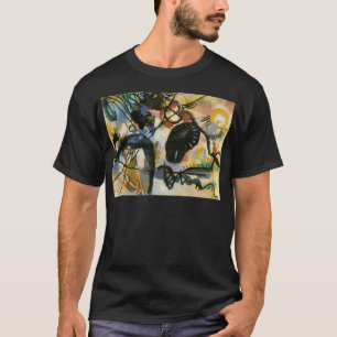 Kandinsky Black Spot Abstract Artwork T-shirt