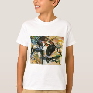 Kandinsky Black Spot Abstract Artwork T-shirt