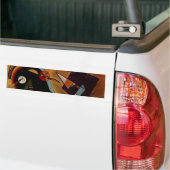 Kandinsky Black Violet Bumpersticker (Op Truck)