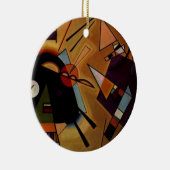 Kandinsky Black Violet Keramisch Ornament (Rechts)