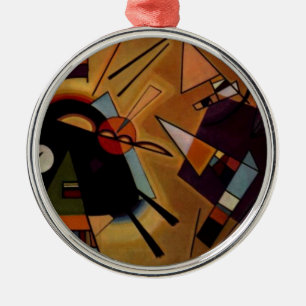 Kandinsky Black Violet Metalen Ornament