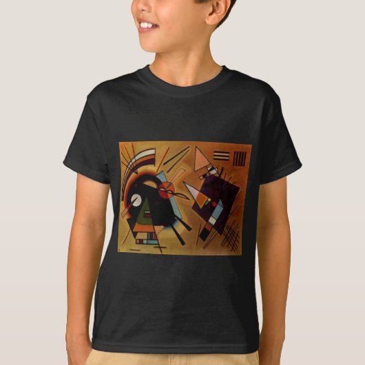 Kandinsky Black Violet T-shirt (Voorkant)