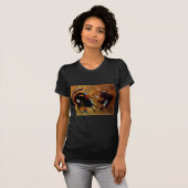 Kandinsky Black Violet T-shirt (Voorkant volledig)
