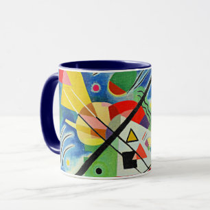 Kandinsky - Blau Schilderij Mok