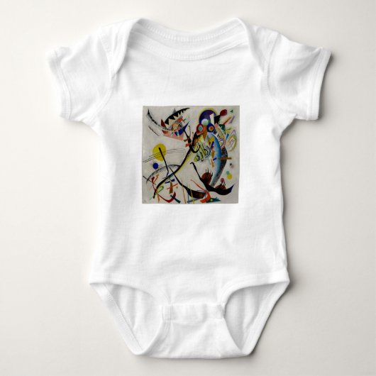 Kandinsky Blau Segment Romper (Voorkant)