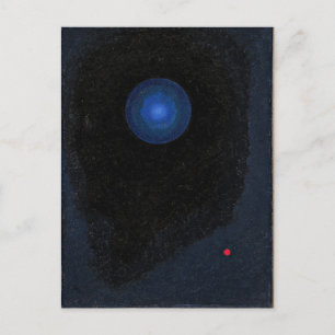 Kandinsky - Blauw, abstracte kunst Briefkaart