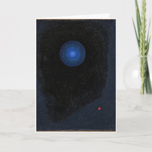 Kandinsky - Blauwe, abstracte Kaart (Voorkant)