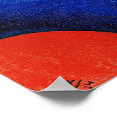 Kandinsky - Blauwe Schilderij, Poster (Hoek)