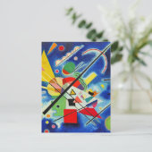 Kandinsky - Blauwe Schildering Briefkaart (Staand voorkant)