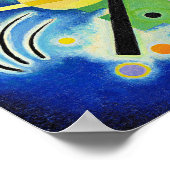 Kandinsky - Blauwe Schildering, Poster (Hoek)