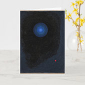 Kandinsky - Bleu, carte d'art abstraite (Fleur jaune)