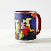 Kandinsky - Blue Mountain Mok (Voorkant rechts)