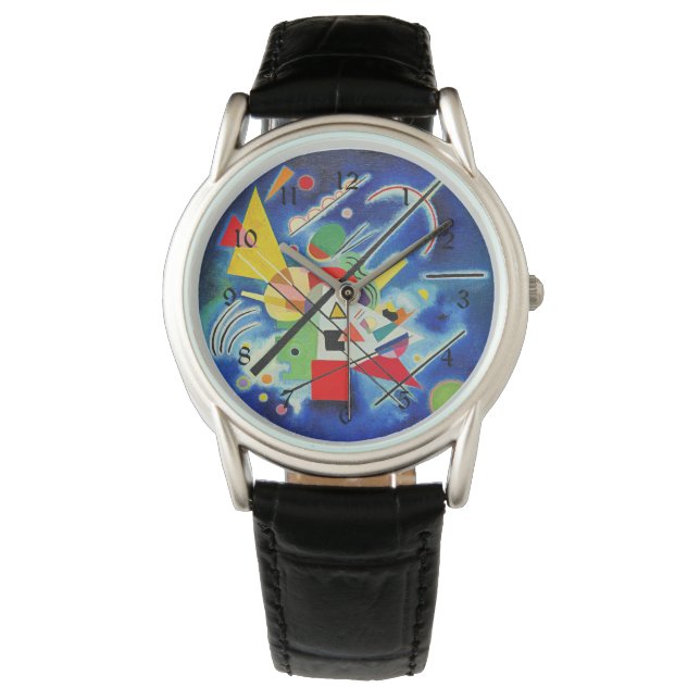 Kandinsky - Blue Painting Horloge (Voorkant)