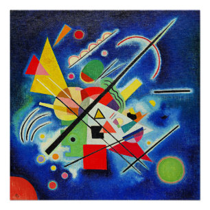 Kandinsky - Blue Painting Perfect Poster