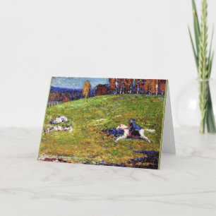 Kandinsky - Blue Rider, landschapsschilderij Kaart