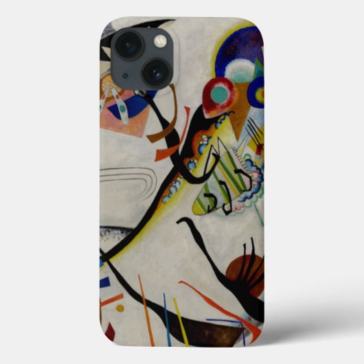 Kandinsky Blue Segment Abstracte iPad Air Case (Achterkant)