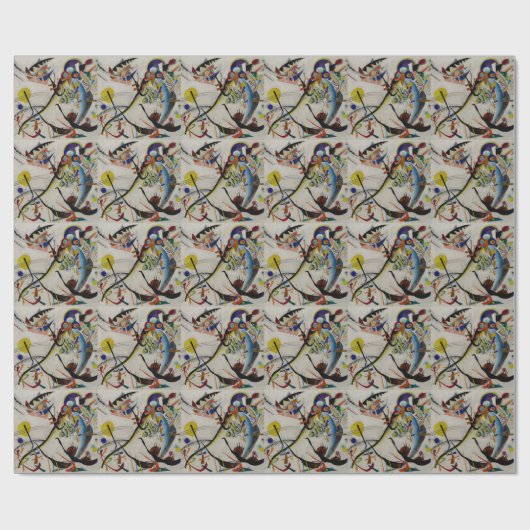 Kandinsky Blue Segment Cadeaupapier (Vlak)