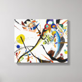 Kandinsky Blue Segment Canvas Afdruk (Voorkant)