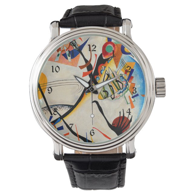 Kandinsky - Blue Segment Horloge (Voorkant)