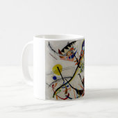 Kandinsky Blue Segment Koffiemok (Voorkant links)