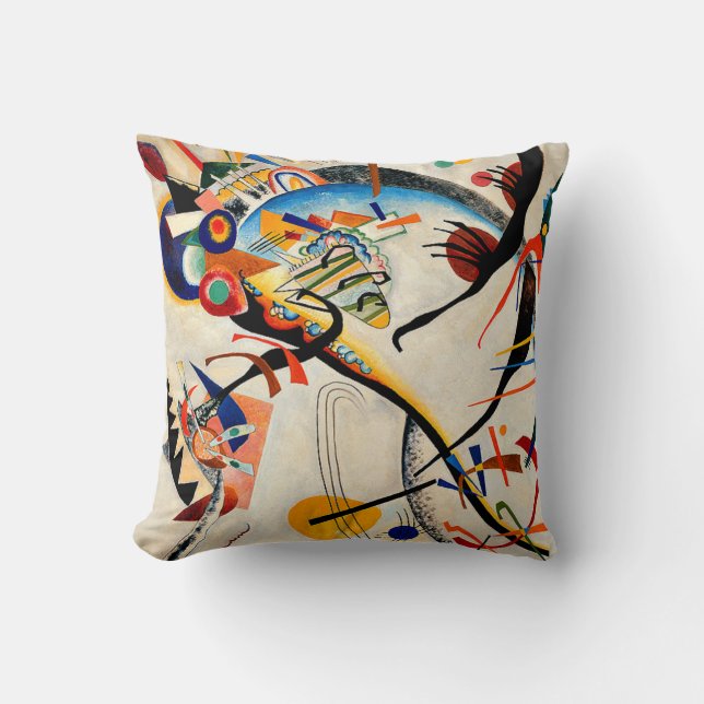 Kandinsky - Blue Segment, Kussen (Voorkant)